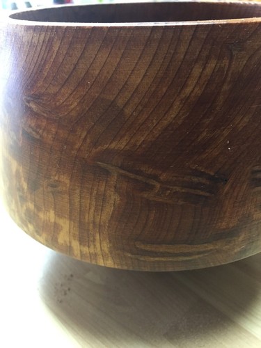 Redwood Burl Bowl Hand Turned 6 Inch Wood