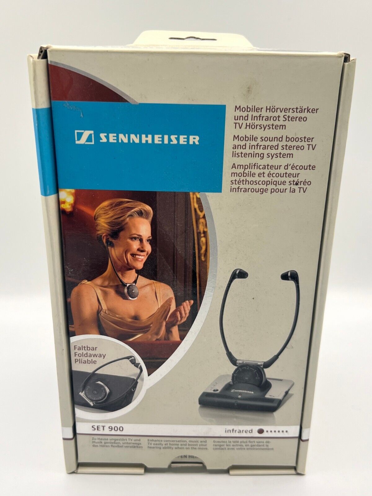 Sennheiser Set 900 TV Stereo Infrared Receiver Sound Boost Sennheiser Set 900 TV Stereo Infrared Receiver Sound Boost