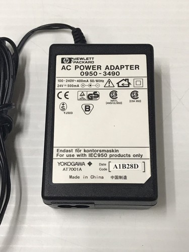 Genuine HP 0950-3490 AC POWER ADAPTER DeskJet 640C 660C 670 680 690c 24v 500mA