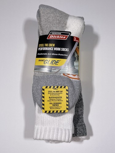 Sz 6-12 White Gray 3 Pr