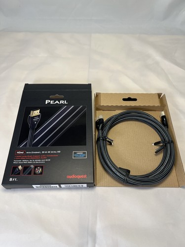 Audioquest Pearl Ultra 4K/8K  8&rsquo; HDMI Cable! Lightning FAST Shipping! Authentic!