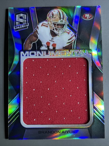 GEM! SP #47/99 BRANDON AIYUK 2020 SPECTRA SILVER PRIZM JUMBO