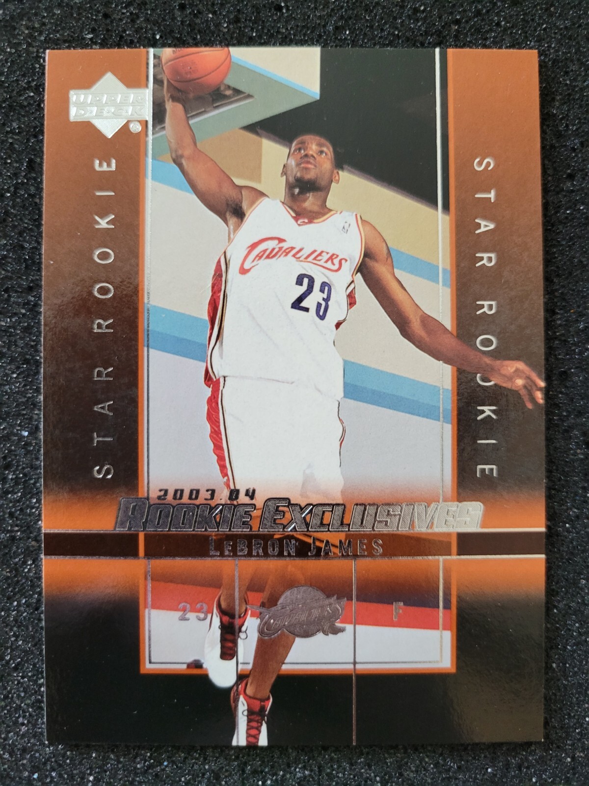 2003 lebron james UD Future All-STAR RC