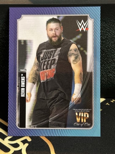 2021 Topps WWE Transcendent KEVIN OWENS Blue Stripes VIP