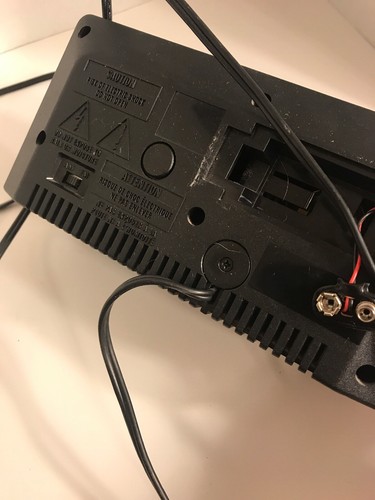GE 7-4648A AM/FM Alarm Clock Radio 2 Wake Times General Electric Green Display
