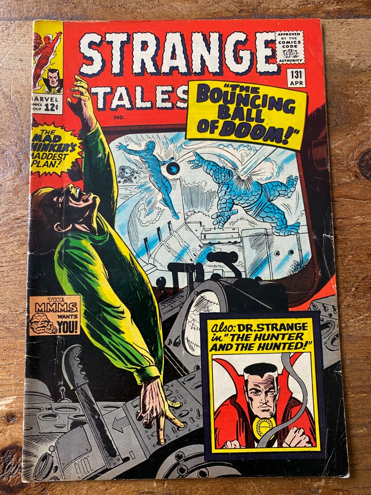 STRANGE TALES #131 Marvel 1965 Doctor Strange Human Torch
