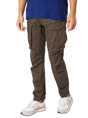 

Мужские брюки-карго G-Star RAW Rovic Zip 3D Straight Tapered Cargo, серый, Grey, D02190-5126-1260