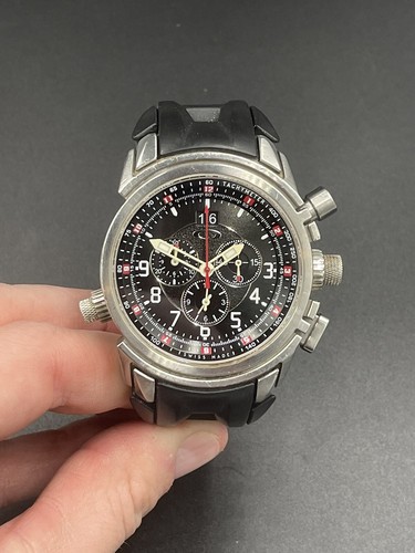 【モコ】Oakley 12 Gauge Oakley 12 Gauge Watch Brushed Case Black Dial Metal Band
