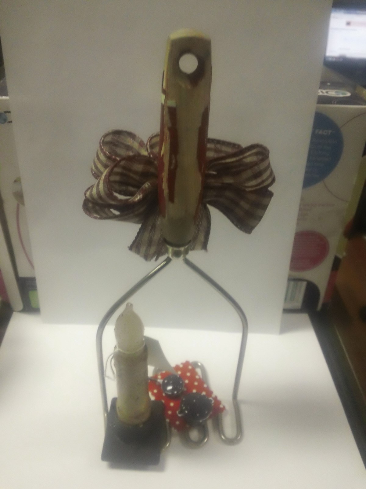 #5 Vintage Potato Mashers Primitive Crafts Hand Made