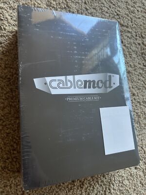 CableMod Premium SE-Series Black / Green Cable Kit, NEW Sealed Box
