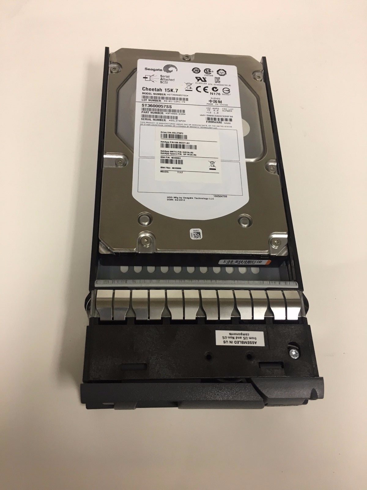 IBM 46X0884 ST3600057SS 600GB 15K RPM 6G 3.5