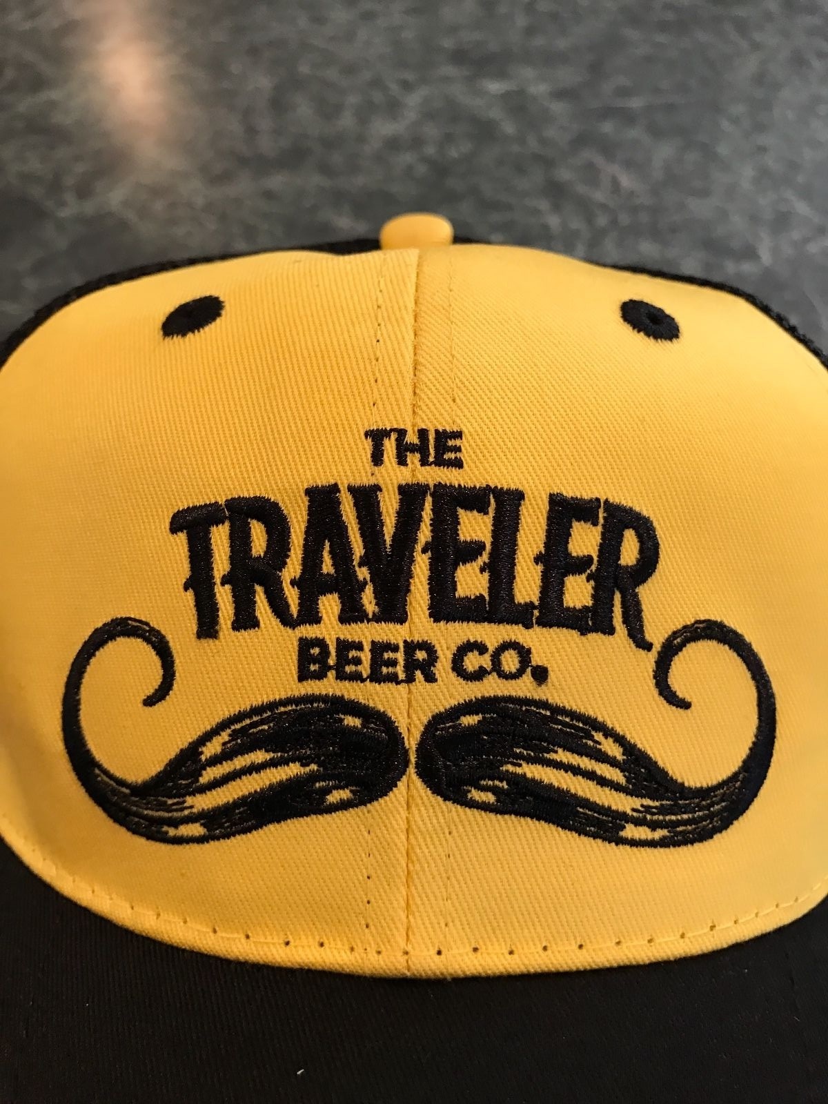 Vintage The Traveler Beer Co. Beer Mustache Snapback Hat **BRAND NEW**