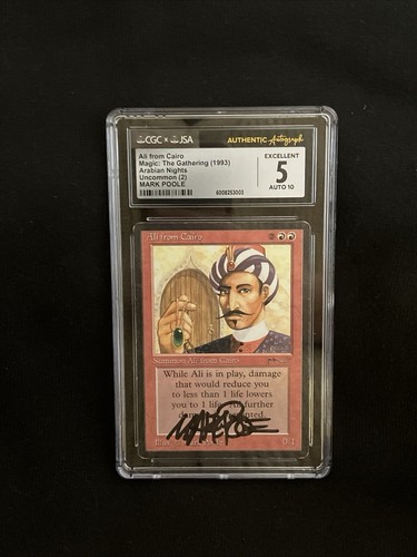 Ali from Cairo Arabian Nights EX Signed Mark Poole CGC (3003 Ali from Cairo Arabian Nights EX Signed Mark Poole CGC (3003
