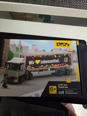 EDEKA LKW Set BLOCKZ Klemmbausteine NEU, OVP