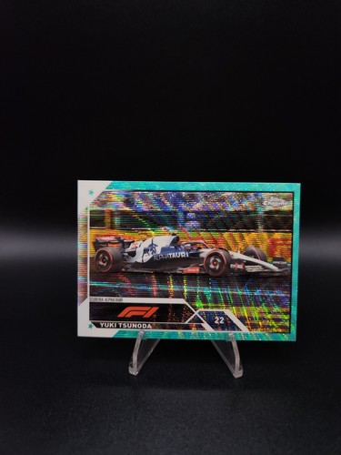 ◆yuki.◆ 2023 Topps Chrome Formula 1 F1 Yuki Tsunoda Aqua Wave 76/150