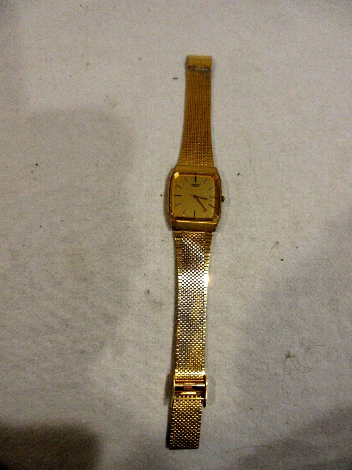 Seiko Gold Tone Quartz Men's Wristwatch 8621-5020 | eBay
