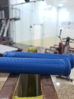 2 PYTHON Rubber Replacement Grip Navy Blue Color，Two Grips