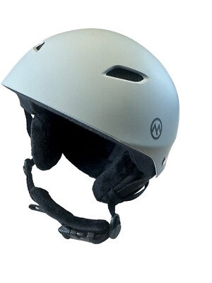 Outdoor Master Gray Kelvin Ski Helmet Size Medium