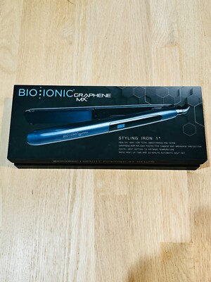  BRAND NEW IN THE BOX  BIO IONIC GRAPHENE MX STYLING IRON 1 INCH   FREE SHIP