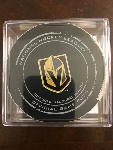 Vegas Golden Knights Game Used Puck 2nd Goal Ever Scored From 1st Ever Home Game