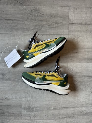 nike x sacai vaporwaffle tour yellow gorge green sail