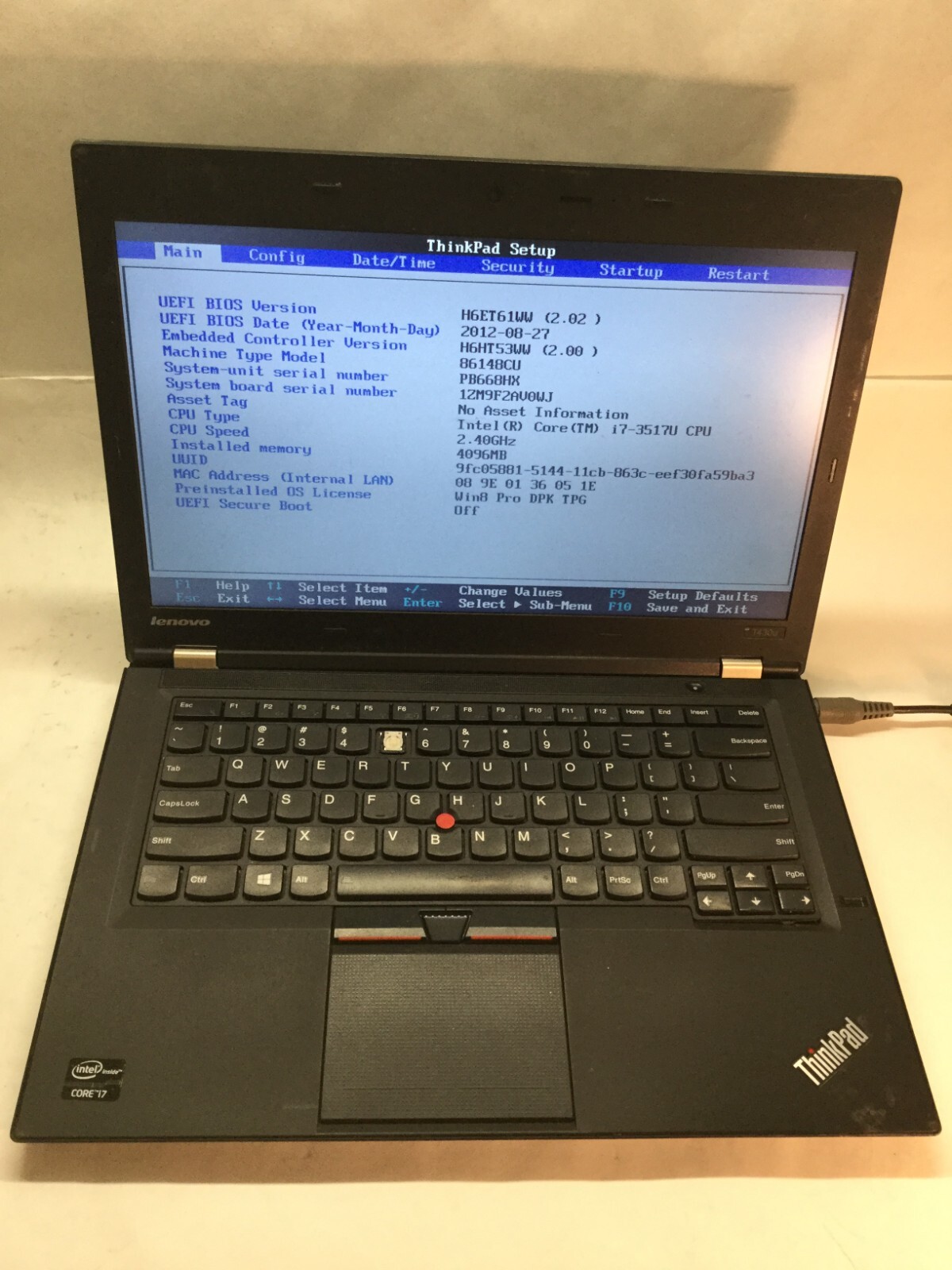 Lenovo ThinkPad T430U 14