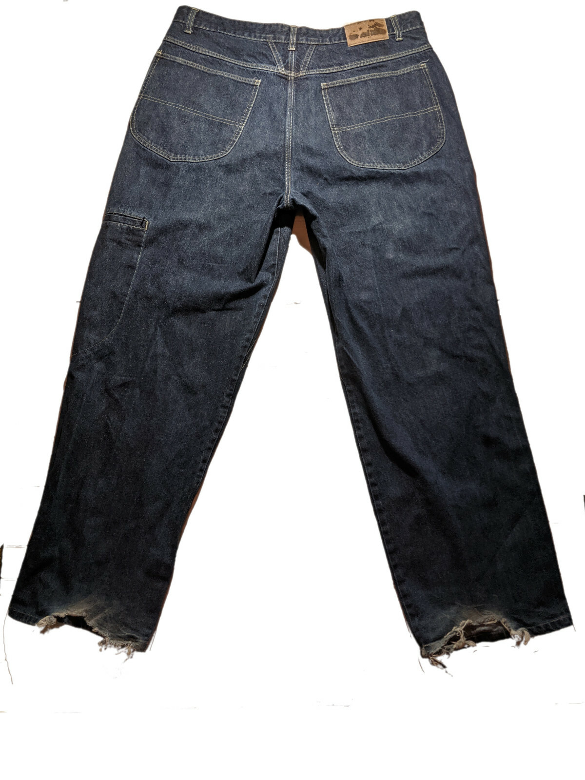 デニム・ジーパン Marithe + Francois Girbaud W CARPENTER DENIM PANTS blue Marithe + Francois Girbaud 40 x 33 Dark Blue Vintage 1990s