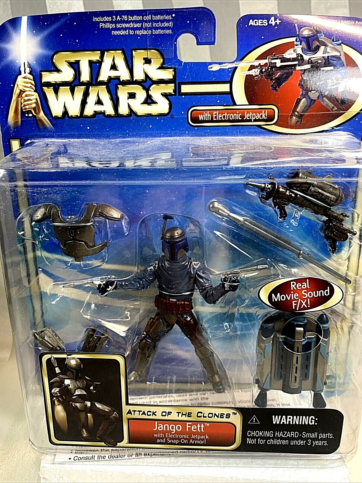 Star Wars: Attack Of The Clones - Jango Fett With Electronic