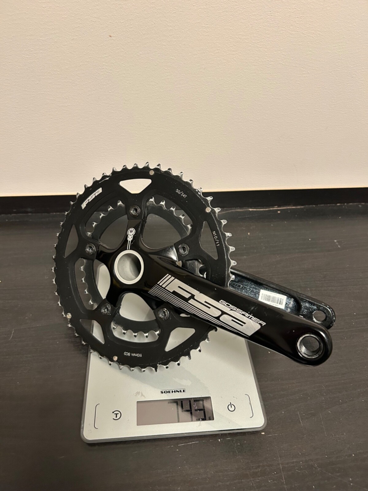 FSA Gossamer BB30 AL 50-34T Compact Double Crank 10/11-Speed