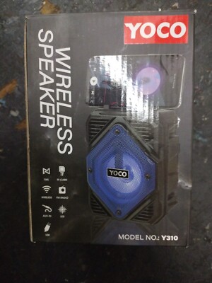 YOCO Model Y310 Wireless Speaker For USB Player, FM Radio Extreme Sound - 75086