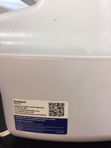 Kenmore Cool Mist Humidifier Model 03688 Preowned Good Condition