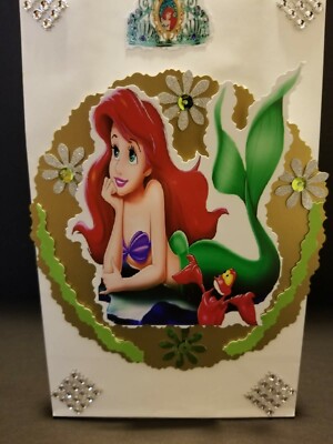 Princess Ariel inspired Disney little mermaid birthday girl goody bags or boxes