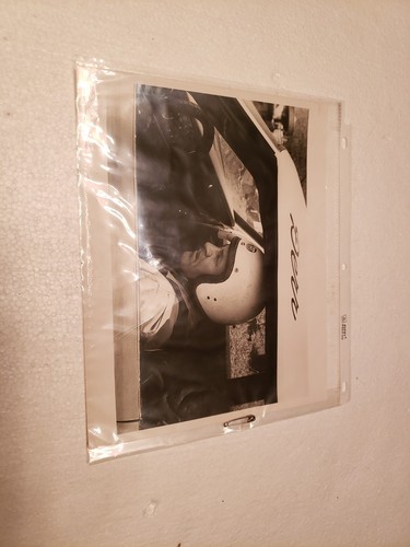 Ernie Derr signed helmet rare w/visor picture imca usac stockcar mchal