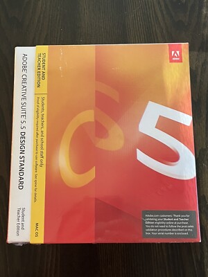 Adobe Creative Suite 5.5 Design Standard (Photoshop Illustrator InDesign) CS5