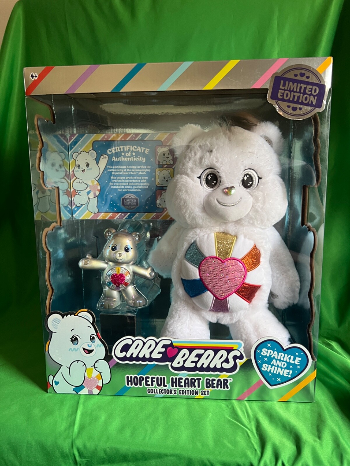 New Care Bears Hopeful Heart Bear Sparkle and Shine
