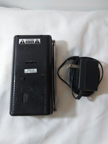 Sony Watchman FD-230 B & W Portable TV TESTED WORKING Antenna Analog 1994