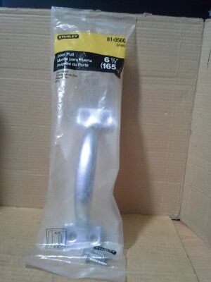 Stanley 81-0560  6 1/2'' Zinc Plated Door Pull. New Sealed