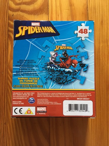 ?? BRAND NEW Marvel Spiderman Spider-man Shaped Puzzle 48 Piece Spin Master  ??