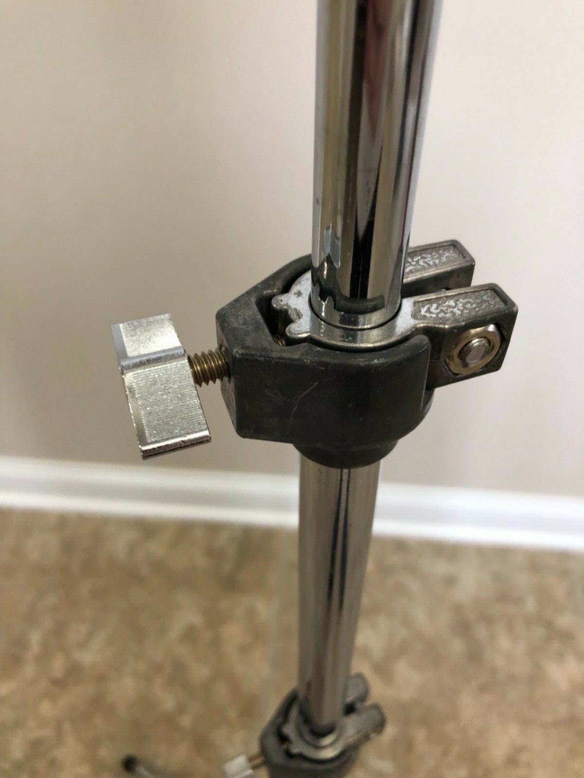 NICE VINTAGE Rogers USA 4-SECTION MEMRILOC CYMBAL STAND Londoner #2