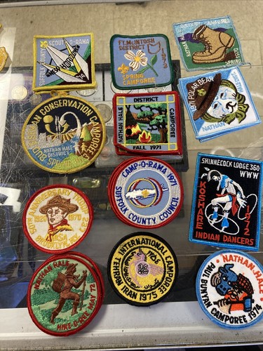 1970's〜 Patch Design Boy Scouts Wool Sh vintage 70s wool Boy Scout shirt with patches – 86 Vintage