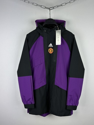 ウェア manchester united Nylon Track Jacket New Manchester United Adidas Track Soccer Jacket Men's Size