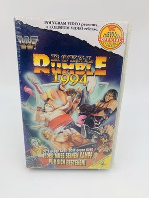 Royal Rumble 1994 VHS New & Sealed Bret Hart 1994 Coliseum Video