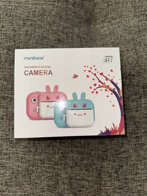 Blue Minibear Digital/Instant Print Camera For Kids