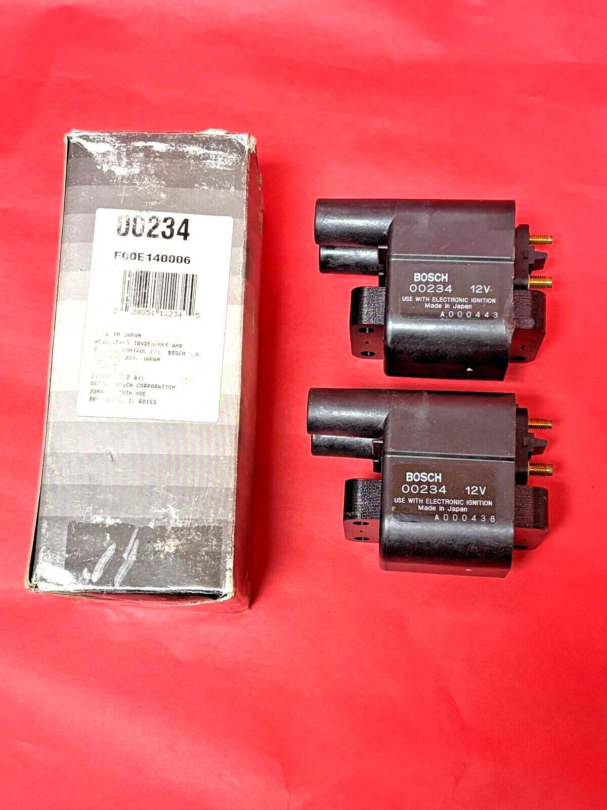 バスストップ（6巻セット） Ignition Coil-New Bosch 00234 for Mitsubishi Eclipse Galant