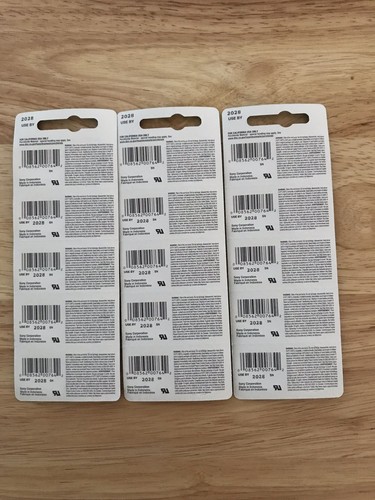 SONY CR2032 3V Lithium Batteries (Lot of 15)