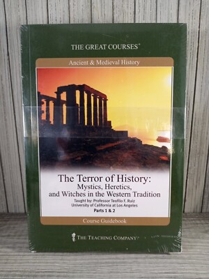 Great Courses: Terror of History Mystics, Heretics, & Witches Pt 1-2 Book & DVDs