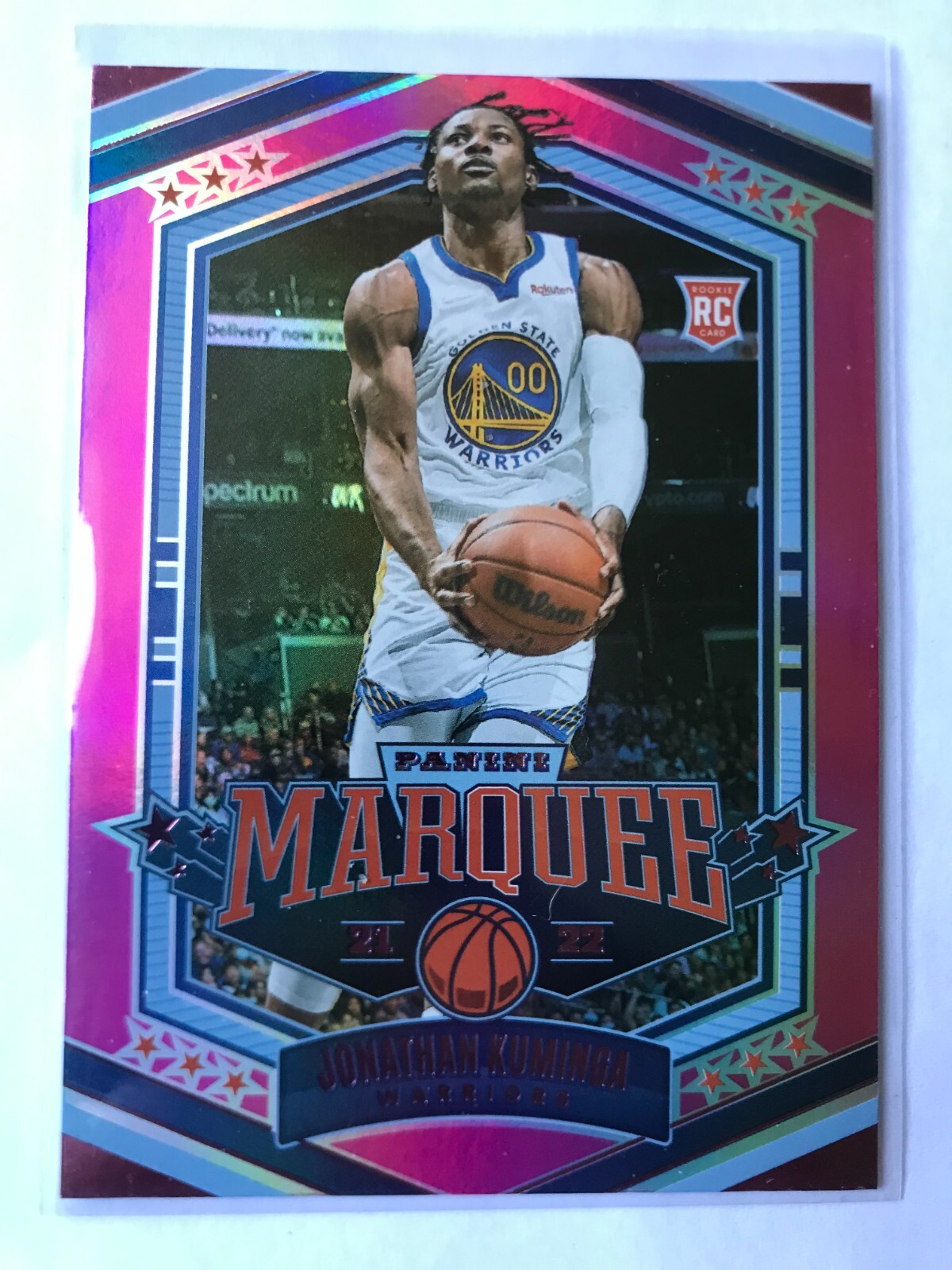 2021-22 Panini Chronicles Jonathan Kuminga RC PINK Marquee 2021-22 Panini Chronicles Jonathan Kuminga RC PINK Marquee