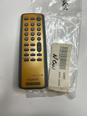 Sony RMT-CE75A YELLOW Remote Control for CFDE75 CD Player Radio Cassette BoomBox