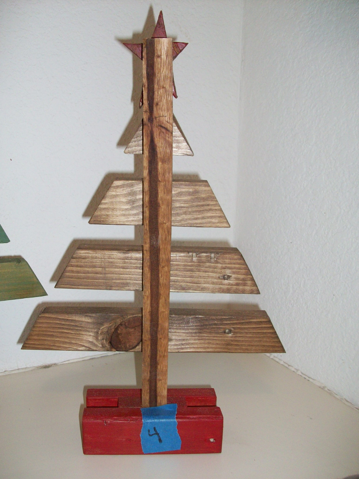 Christmas Tree Collection Handcrafted Handmade wooden Rustic Holiday Decor