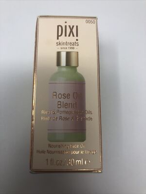 Pixi Skin treats Rose Oil Blend Nourishing Skin Face Oil 1 Oz BNIB FULL SIZ